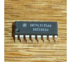 74 LS 195 ( SN 74 LS 195 AN = Schieberegister 4-Bit parallel )